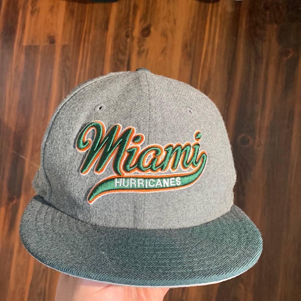 new era miami hurricanes hat